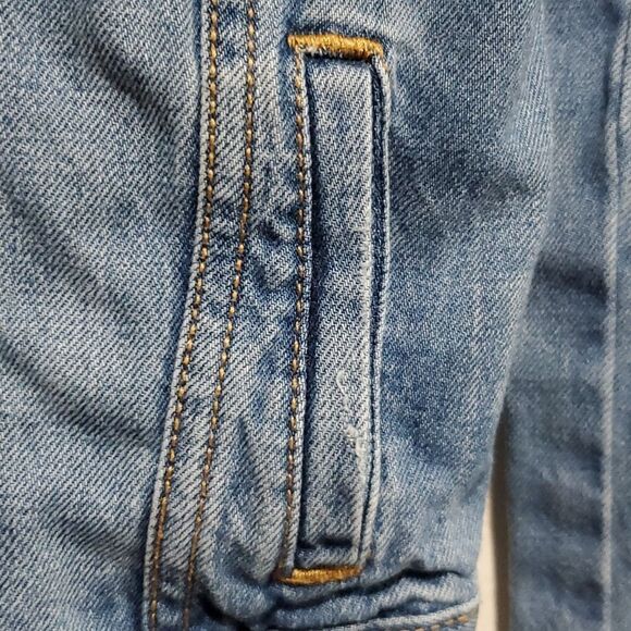 GAP x Disney Jean Jacket With Minnie Mouse Embroidery Girls Size L - Picture 12 of 13